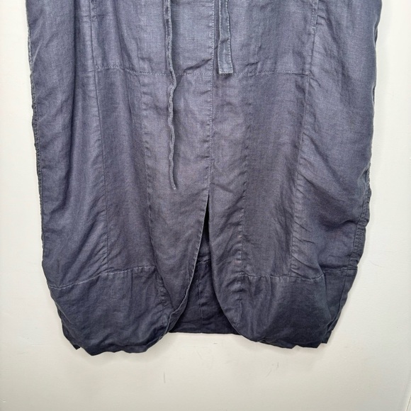 Annette Gortz for Since 1984 Grey Linen Midi Skirt Size 42 - Picture 4 of 12